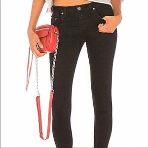 One Teaspoon Loonies size 26 black skinny jeans y2k
